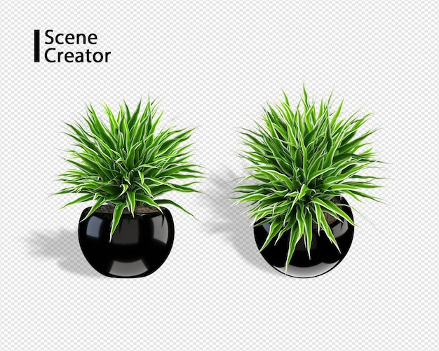 Representación 3d de planta