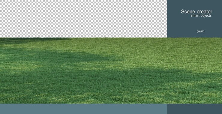 PSD representación 3d de la representación del paisaje natural.