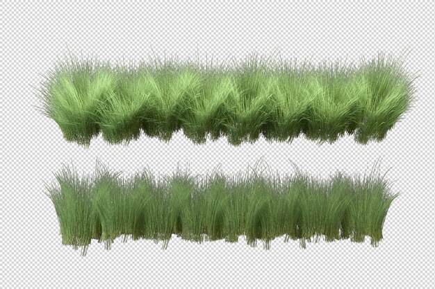 Representación 3D de la representación del paisaje natural.