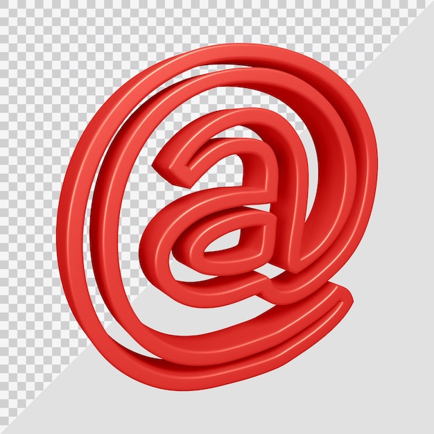 Representación 3D del símbolo