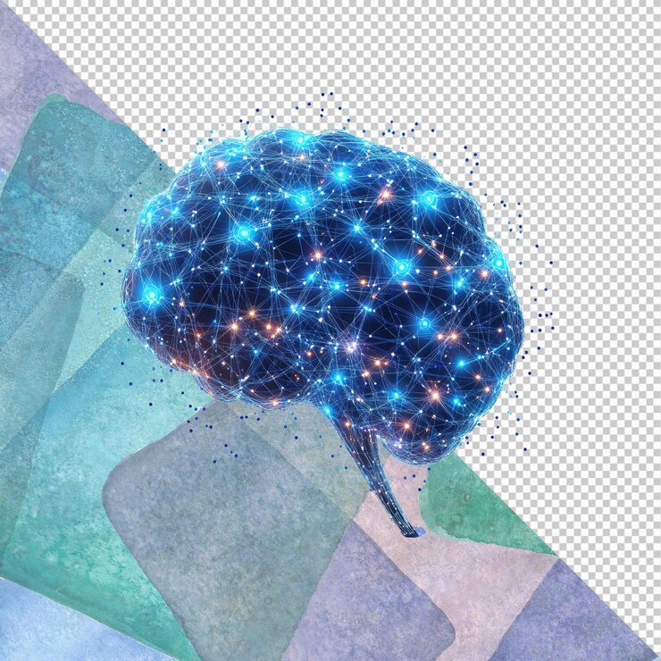 PSD representación abstracta de la red neuronal y la conectividad del cerebro humano