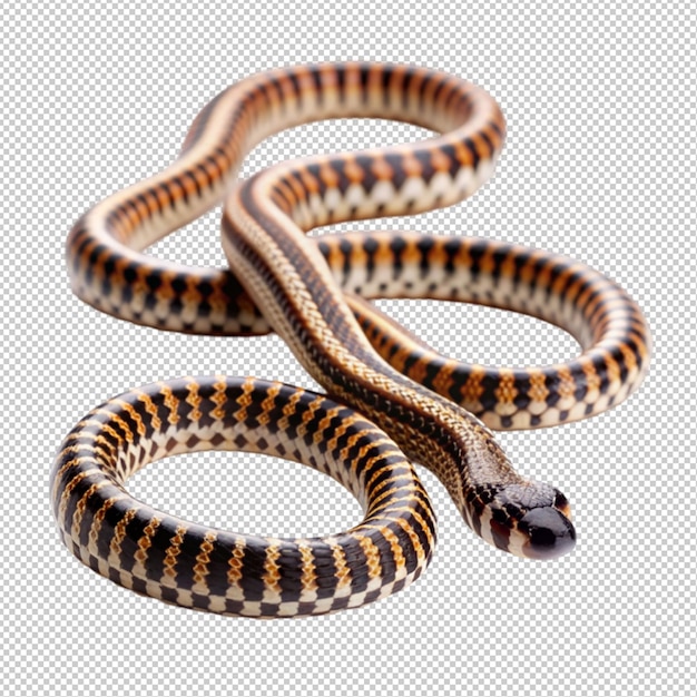 Representación aislada de animales serpiente 3D