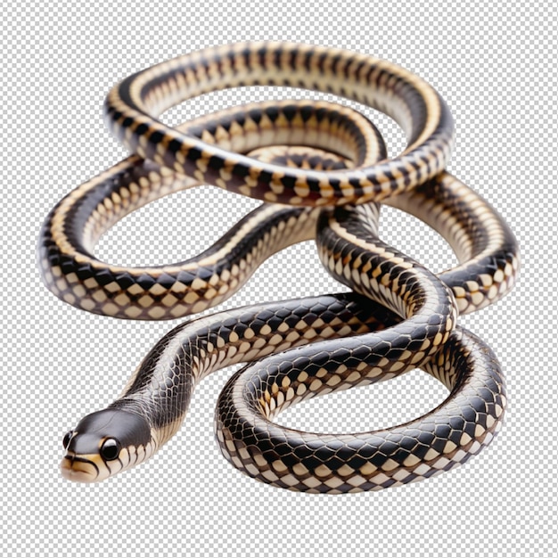 Representación aislada de animales serpiente 3D
