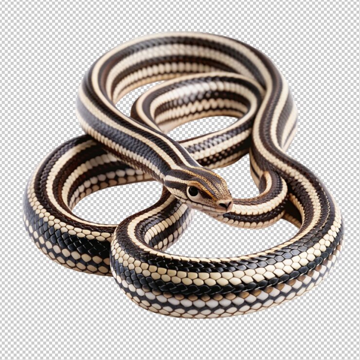 PSD representación aislada de animales serpiente 3d