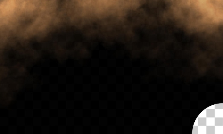 PSD representación aislada de la representación del diseño del suelo del humo de la niebla