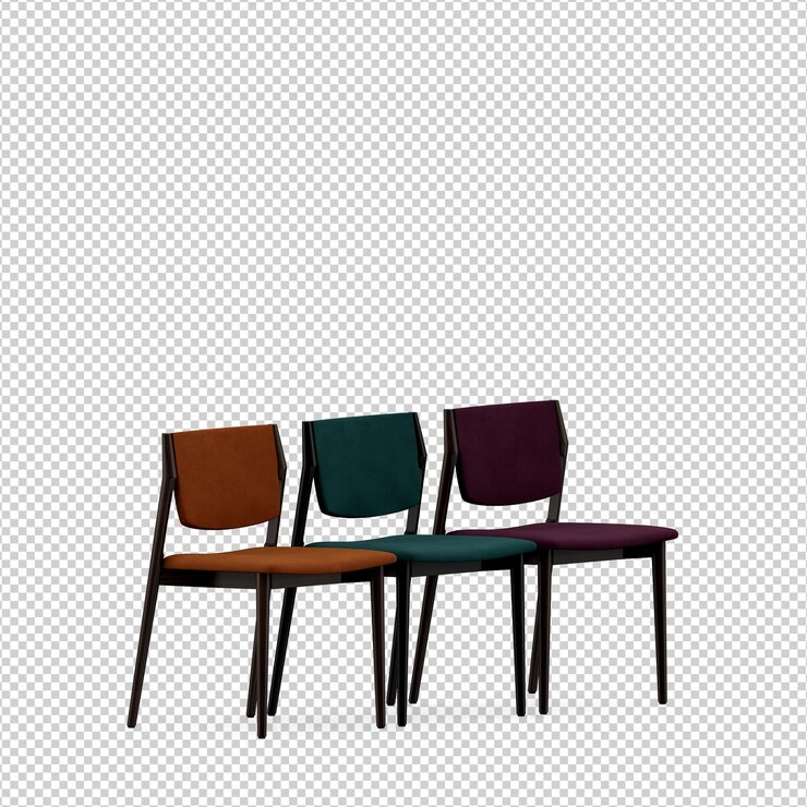 PSD representación aislada de la silla 3d