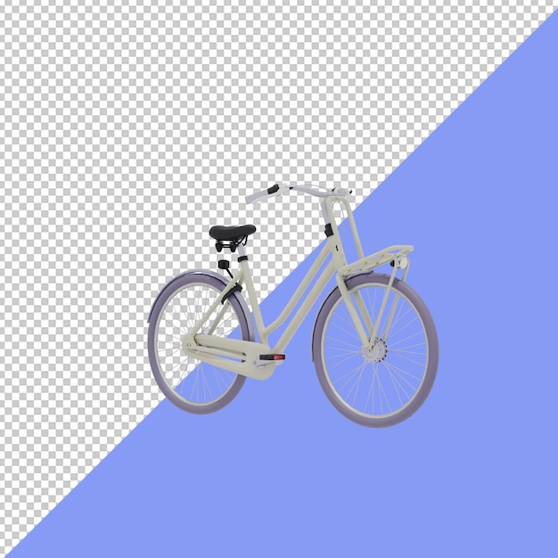 PSD representación de bicicleta 3d aislada