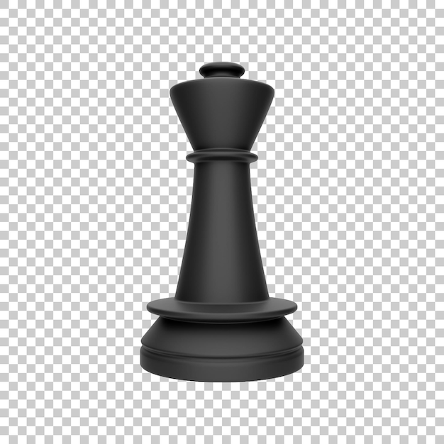 Representación de iconos 3d del ajedrez de objetos de interfaz de usuario