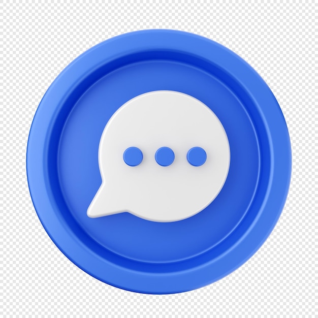 Representación de ilustración de icono de interfaz de usuario 3d
