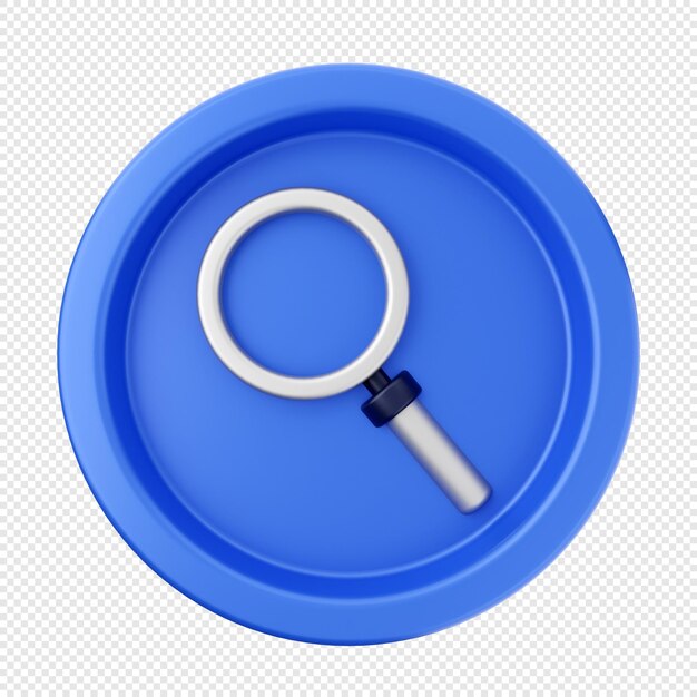 Representación de ilustración de icono de interfaz de usuario 3d