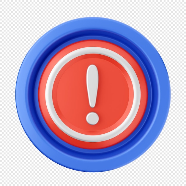 Representación de ilustración de icono de interfaz de usuario 3d