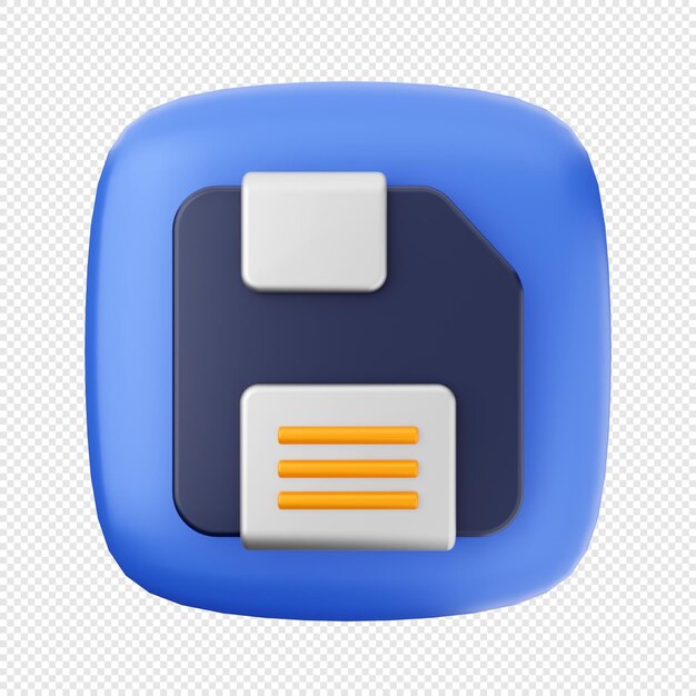 Representación de ilustración de icono de interfaz de usuario 3d