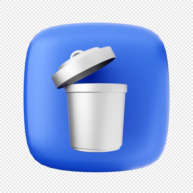 Representación de ilustración de icono de interfaz de usuario 3d