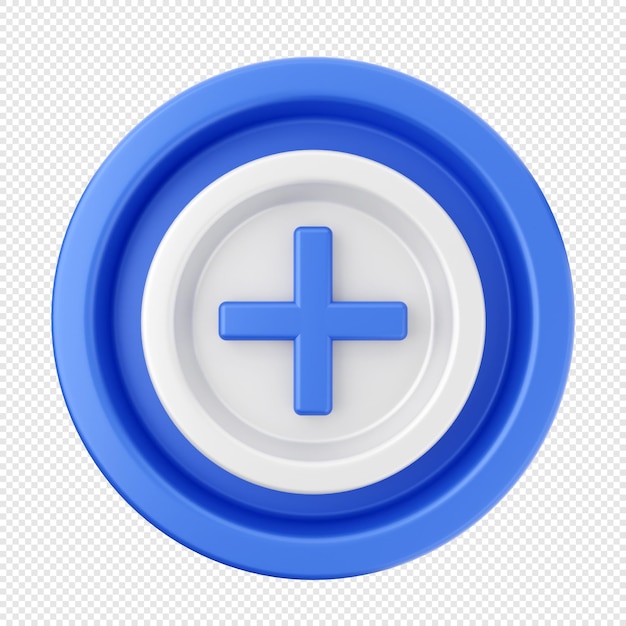 Representación de ilustración de icono de interfaz de usuario 3d