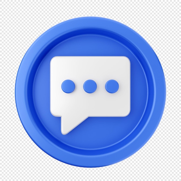 Representación de ilustración de icono de interfaz de usuario 3d