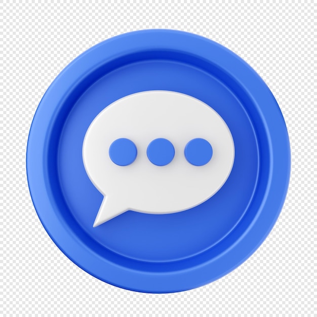 Representación de ilustración de icono de interfaz de usuario 3d