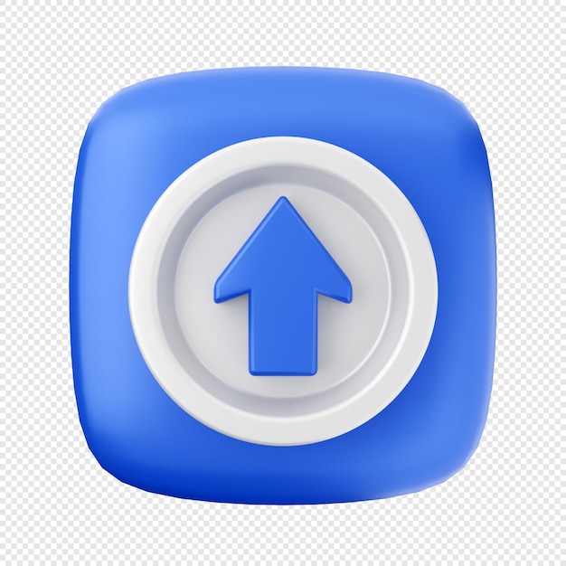 Representación de ilustración de icono de interfaz de usuario 3d