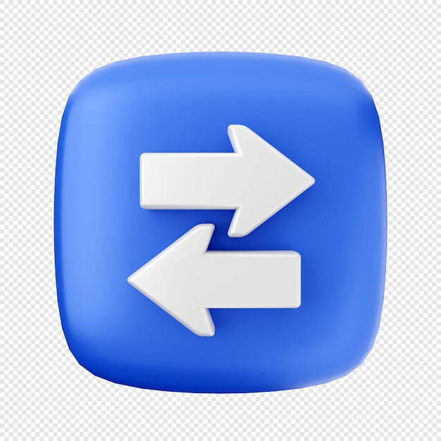 Representación de ilustración de icono de interfaz de usuario 3d