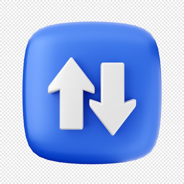 Representación de ilustración de icono de interfaz de usuario 3d