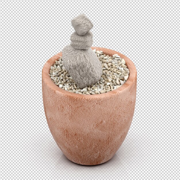 Representación isométrica planta 3d