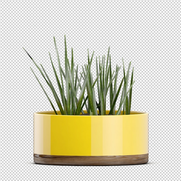 Representación isométrica planta 3d
