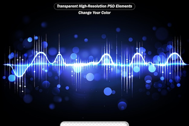 PSD representación visual de una onda sonora