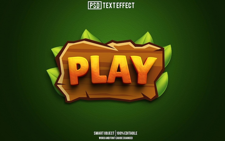 PSD reproducir texto efecto fuente tipografía editable texto 3d