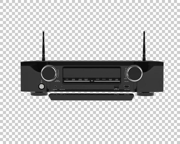 Reproductor digital aislado en fondo transparente ilustración de renderizado 3d
