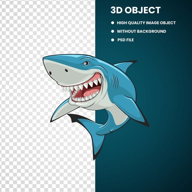 requin isolé arrière-plan transparent requin marteau