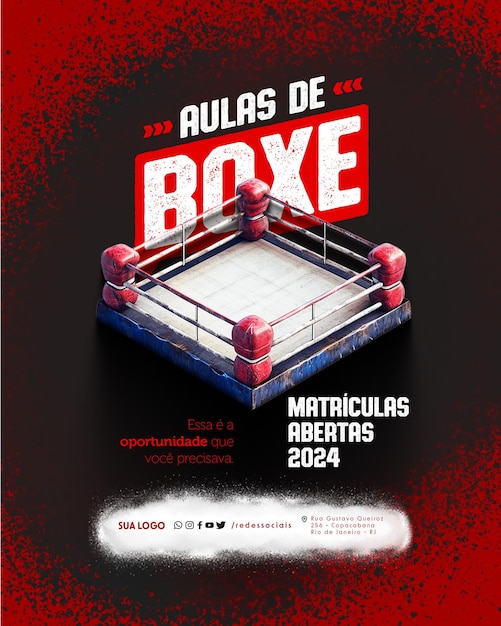 PSD réseaux sociaux aulas de boxe