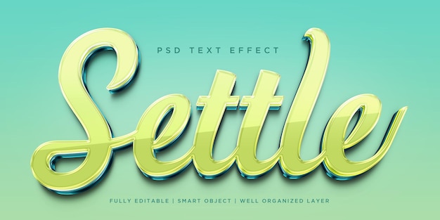 Resolver efecto de texto de estilo 3d