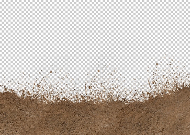 respingo de lama fundo de transparência isolado.