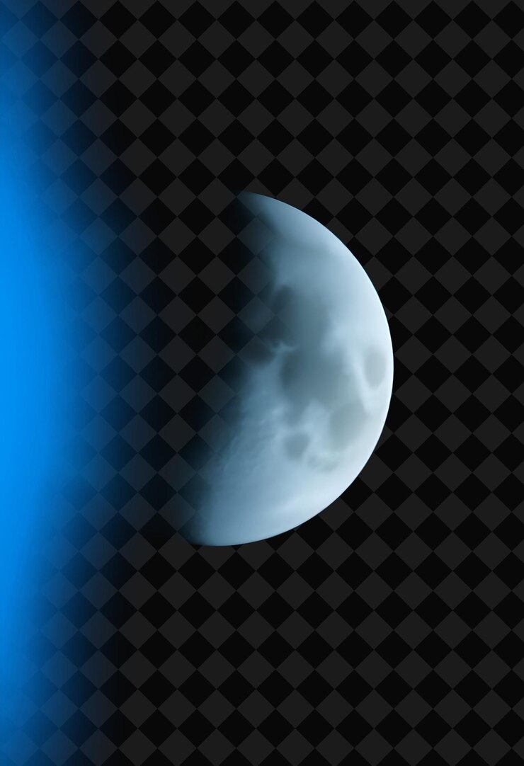 PSD el resplandor de la luna irradia suavemente mezclando el blanco frío y el azul pálido y2k inspiredthe glow of light mimi