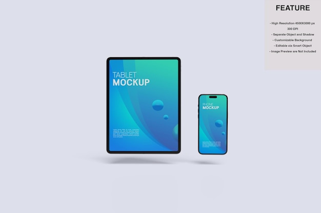 Responsives mockup für mehrere geräte