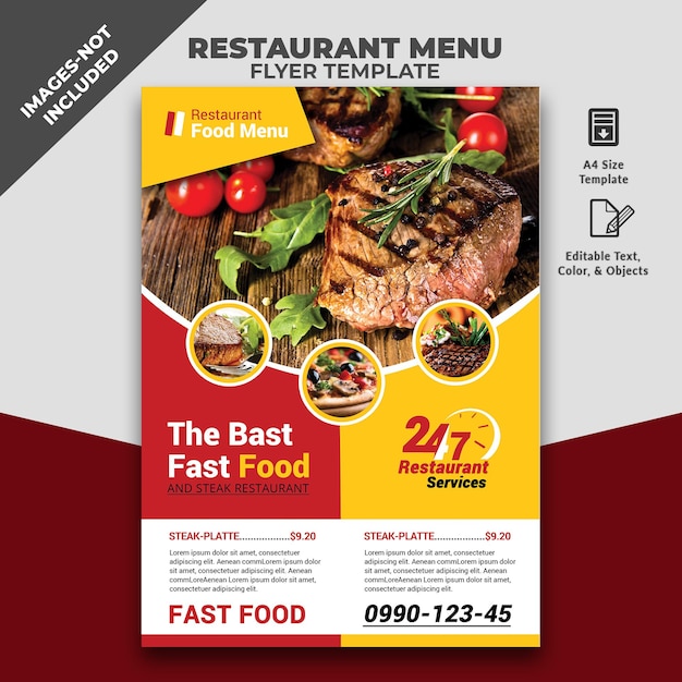 Restaurant-Menü