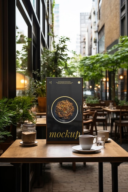 PSD restaurant-schild-mockup-design