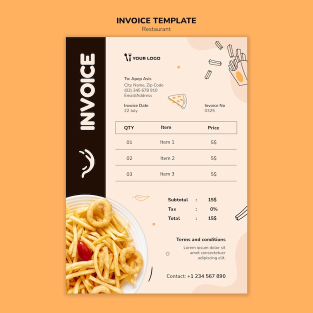 PSD restaurant-template-design