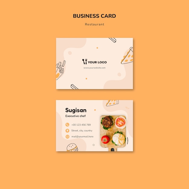 PSD restaurant-template-design