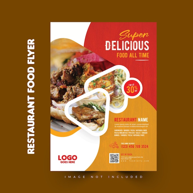 un restaurante anuncia el menú del restaurante