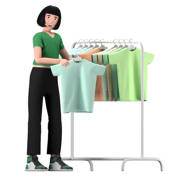 Restock display prodotto T-shirt Abbigliamento Abbigliamento ragazza