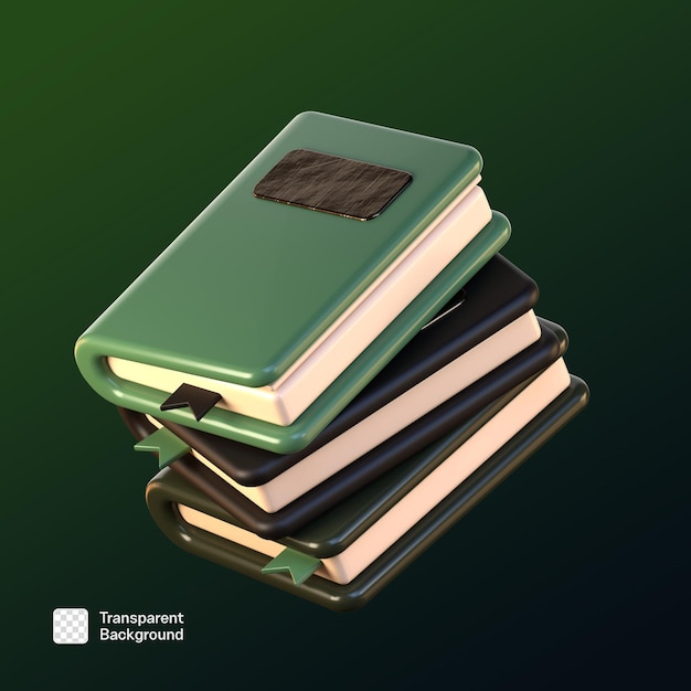 Resty 3D Educación Icon PNG plantilla