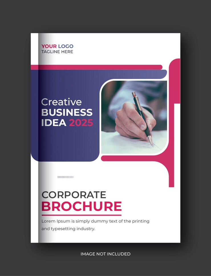 Résumé du profil de l'entreprise modèle de couverture de la brochure ou de la couverture du livre du rapport annuel