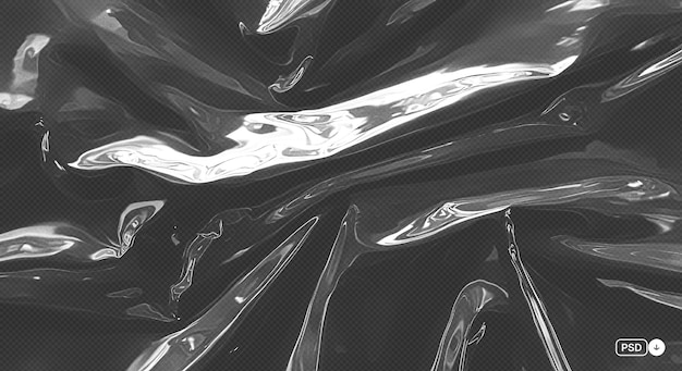 Résumé Texture plastique transparente et brillante