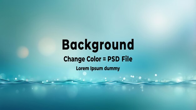Resumen de PSD Bokeh azul suave atmósfera tranquila fondo