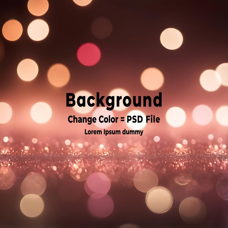 PSD resumen de psd fondo de brillo de bokeh rosado suave