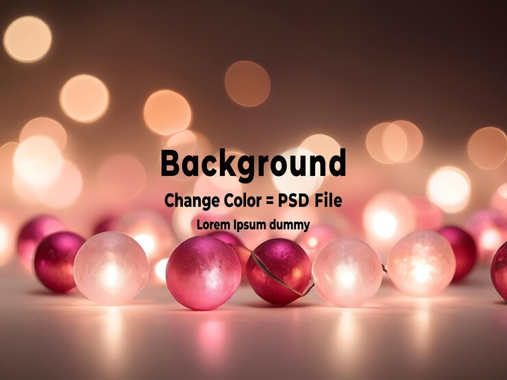 PSD resumen de psd fondo de brillo de bokeh rosado suave