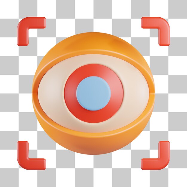 Retina-scan-3d-symbol