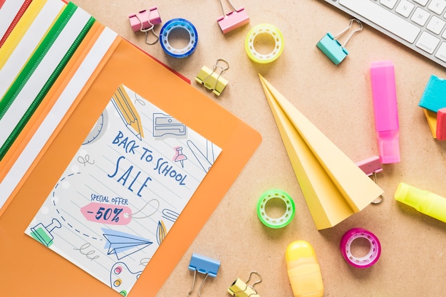 Retour à l'école en vente avec une offre spéciale