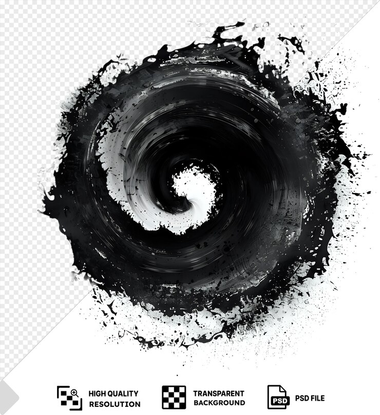 PSD retrato abstracto vector vórtice símbolo espiral fondo negro y aislado sin gente papel tapiz hd