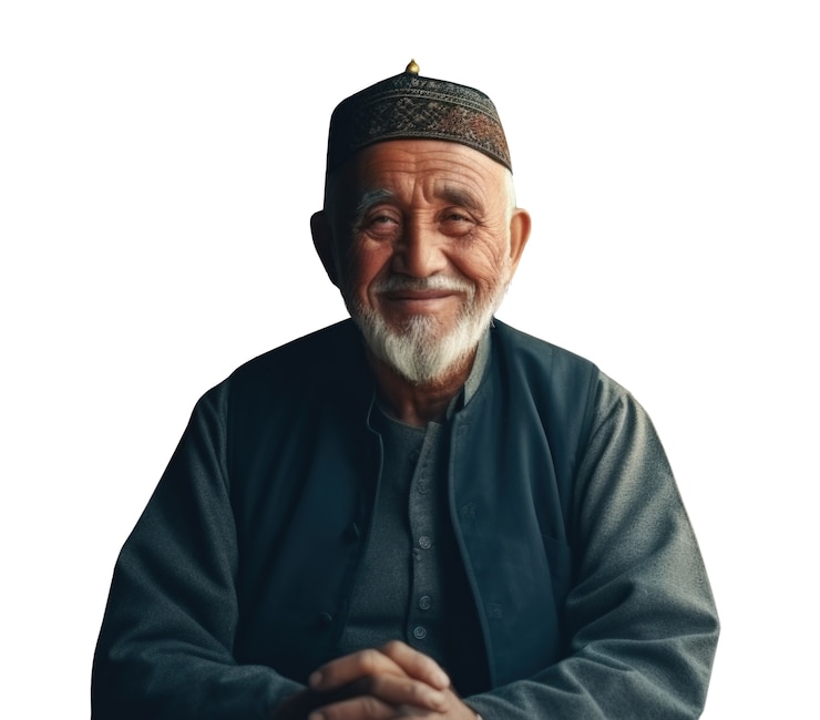 PSD retrato de un anciano en su vejez